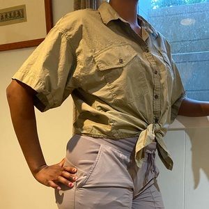 Madewell button up short sleeve